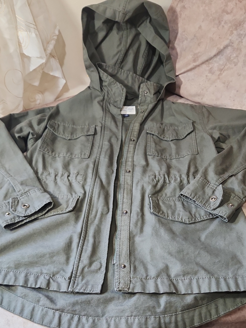 Universal Thread Women's Utility Jacket in Olive Green
